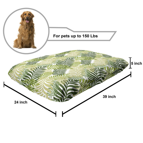 Palm leaf dog outlet bed